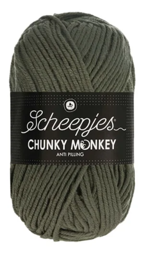 Scheepjes Chunky Monkey Yarn - 1063 Steel image 0