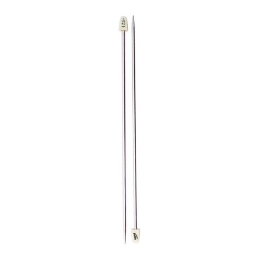 Silvalume Single Point Knitting Needles 10" -Size 6 image 0