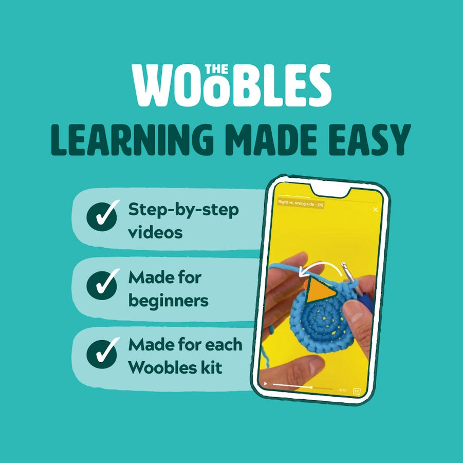 Tanya the Tiger Beginner Crochet Kit - The Woobles image 3