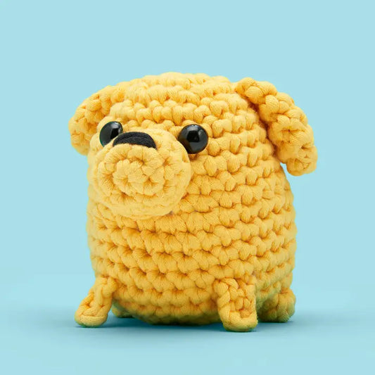 Buster the Labrador Beginner Crochet Kit - The Woobles image 1