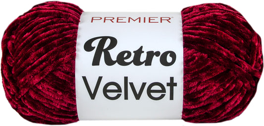 Premier Yarns Retro Velvet Yarn-Ruby image 0