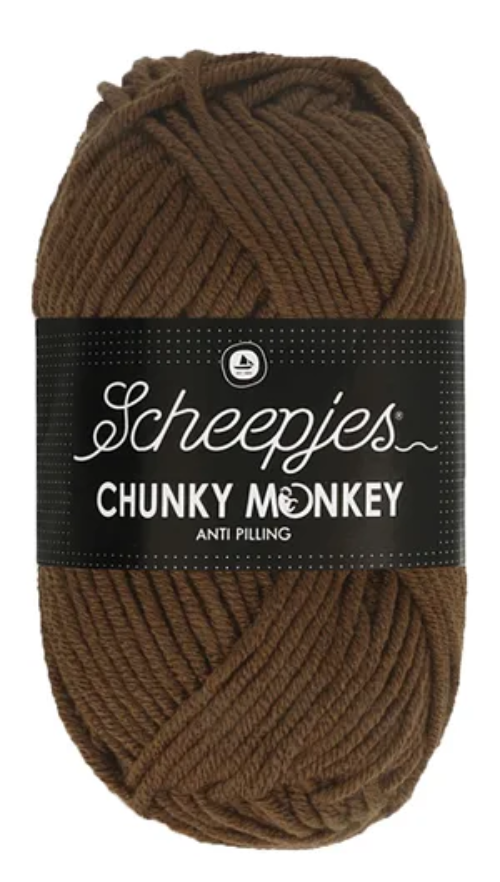 Scheepjes Chunky Monkey Yarn - 1054 Tawny image 0