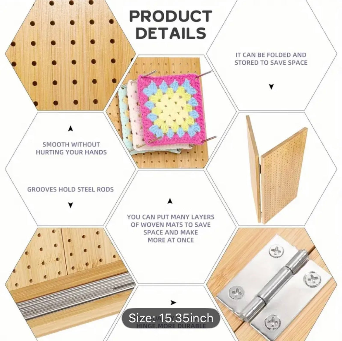 15.35" Folding Blocking Board Set