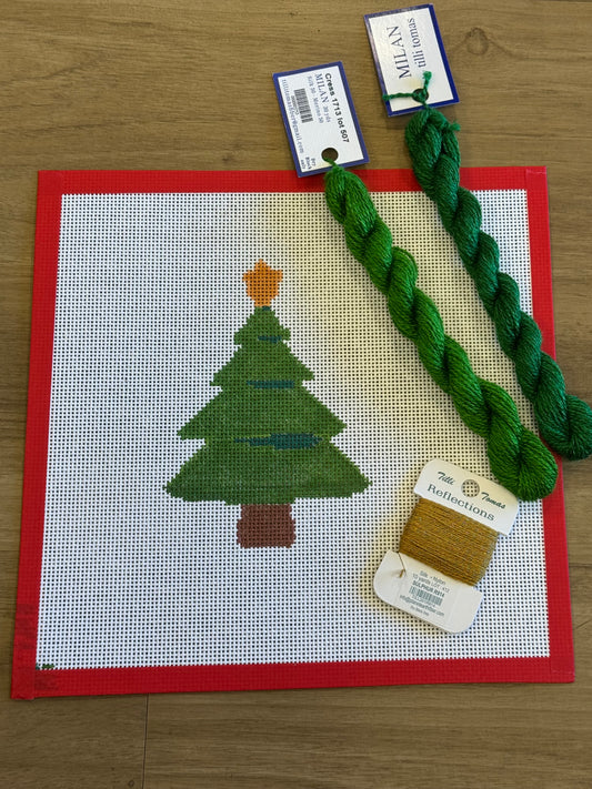 Needlepoint Level Up: Christmas Trees!