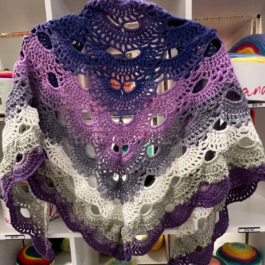 Crochet Level Up - Virus Shawl