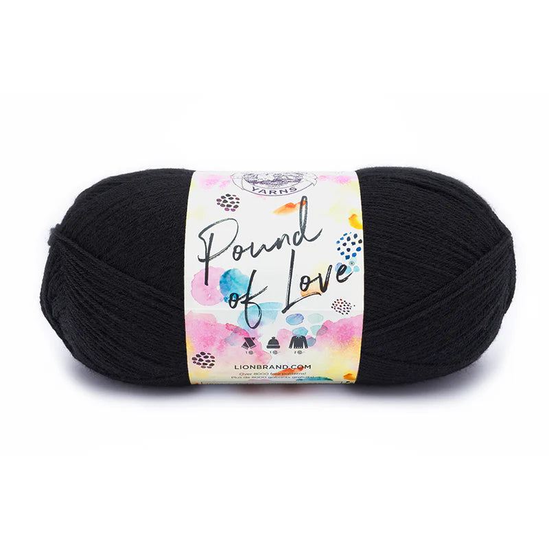 Black - Lion Brand - Pound of Love