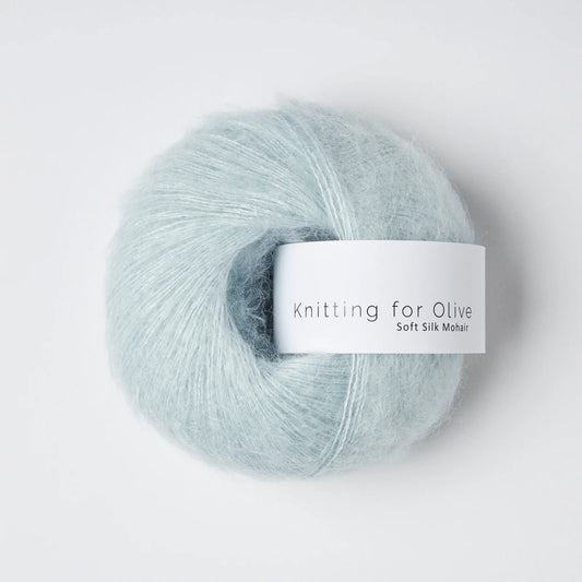 Ice Blue - Soft Silk Mohair - Knitting For Olive image 0