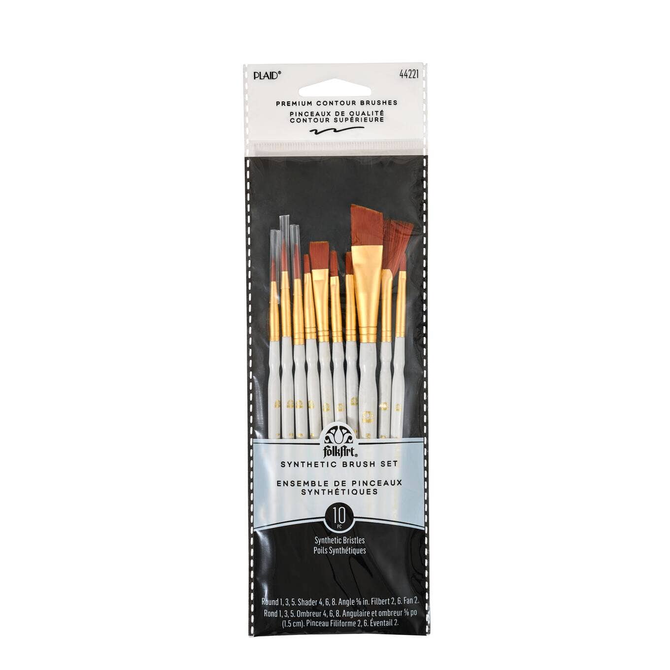 FolkArt® Premium Contour Brush Set - 10-Piece