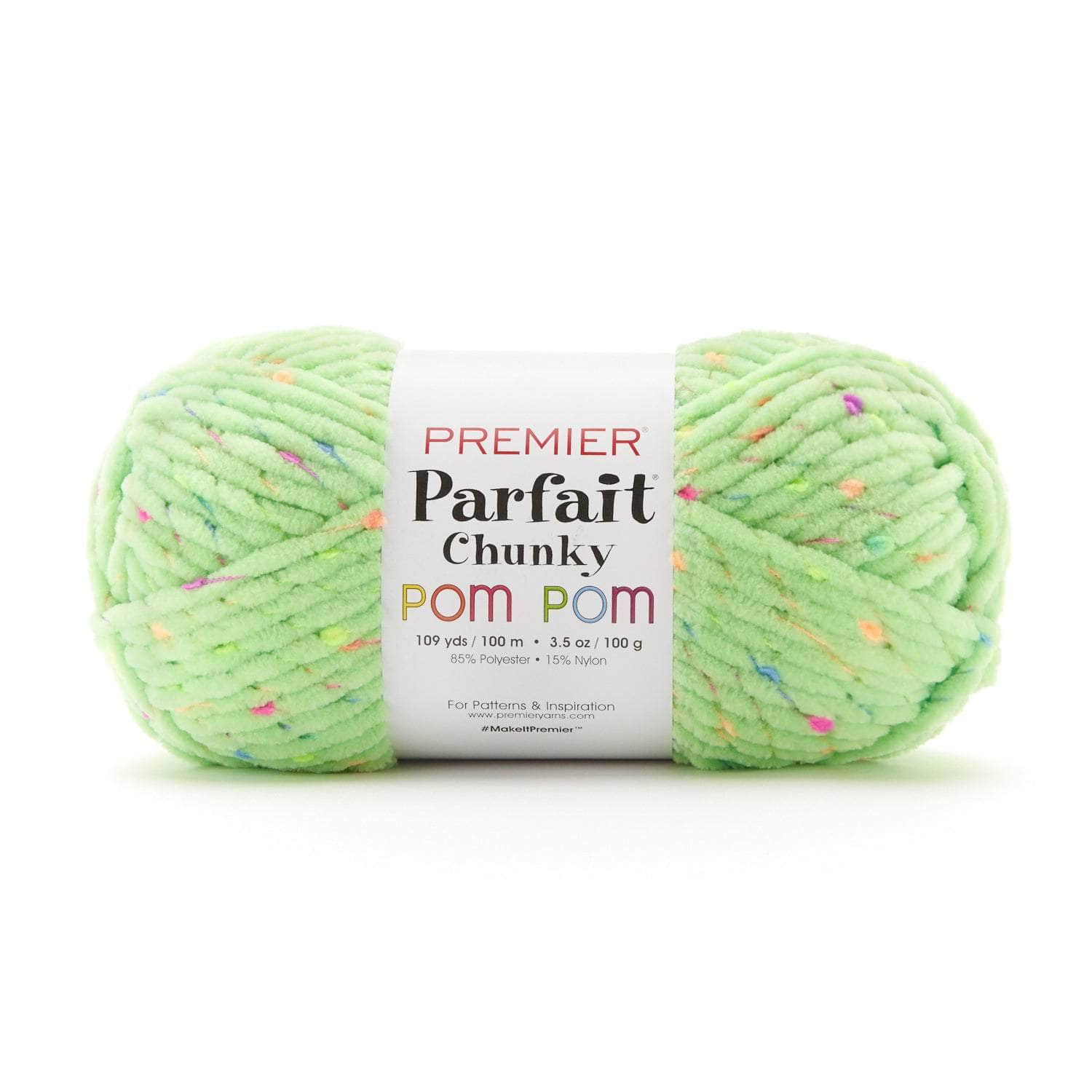 Premier Parfait Chunky Pom Pom Yarn - Limelight image 0