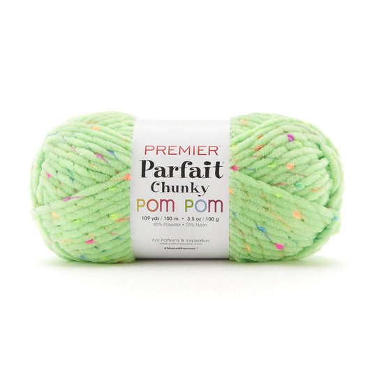 Premier Parfait Chunky Pom Pom Yarn - Limelight image 0