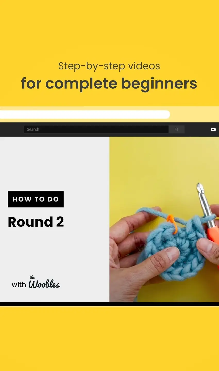 Fred the Dinosaur Beginner Crochet Kit image 2