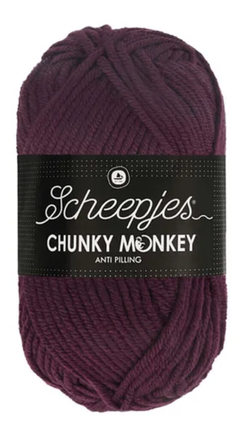 Scheepjes Chunky Monkey Yarn - 2007 Plum image 0
