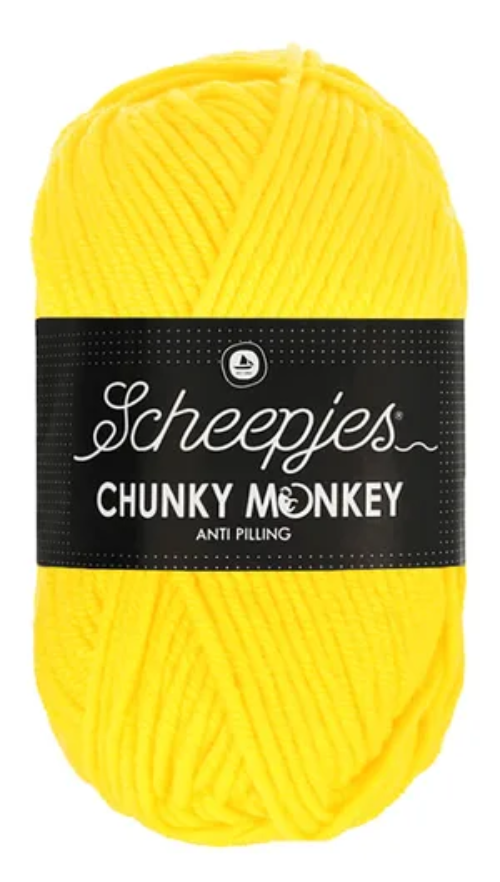 Scheepjes Chunky Monkey Yarn - 2008 Yellow image 0