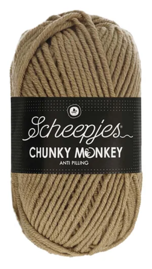 Scheepjes Chunky Monkey Yarn - 1064 Beige image 0
