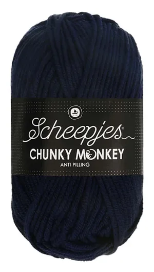 Scheepjes Chunky Monkey Yarn - 1011 Slate image 0