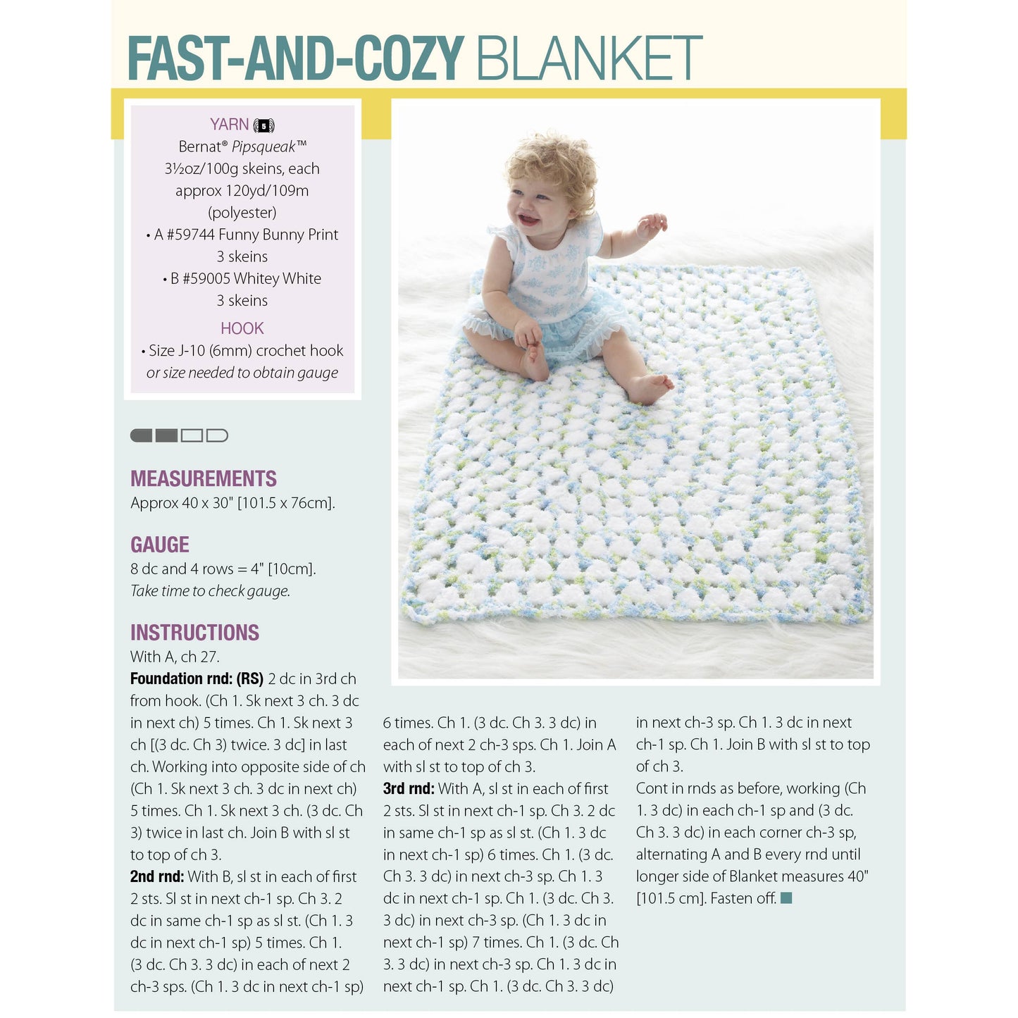 30 Baby Blankets to Crochet