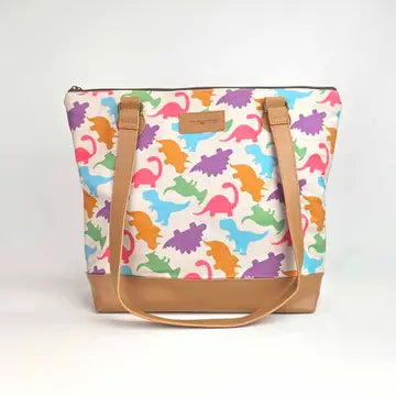 Dino Mega Trinity Bag - Large Zippered Project Bag