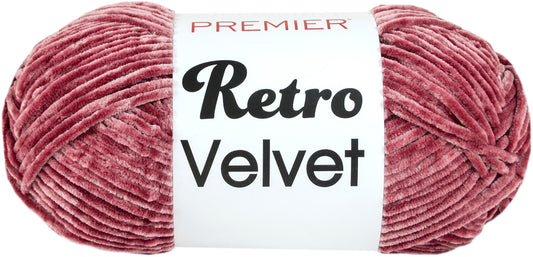 Premier Yarns Retro Velvet Yarn-Rose image 0