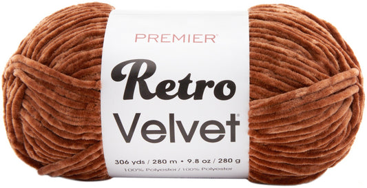 Premier Yarns Retro Velvet Yarn-Teddy image 0