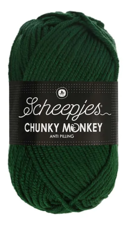 Scheepjes Chunky Monkey Yarn - 1009 Pine image 0