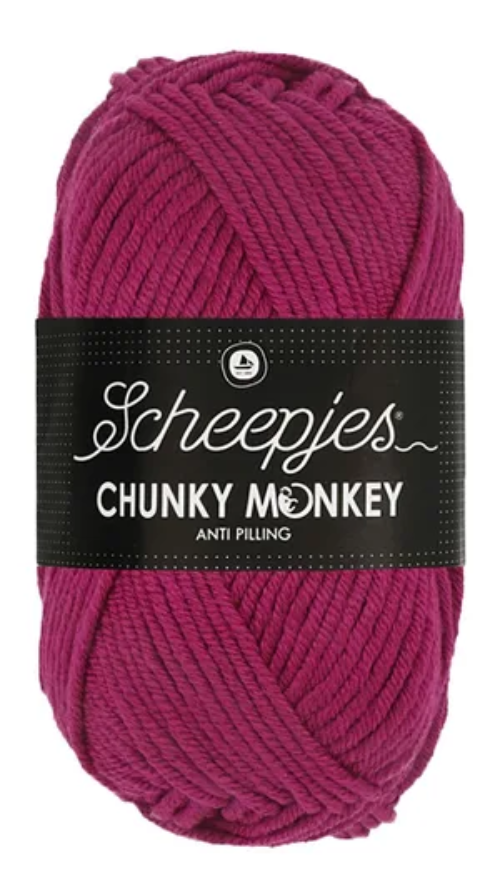 Scheepjes Chunky Monkey Yarn - 2009 Mulberry image 0