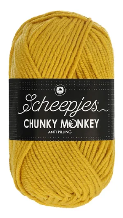 Scheepjes Chunky Monkey Yarn -1823 Mustard image 0