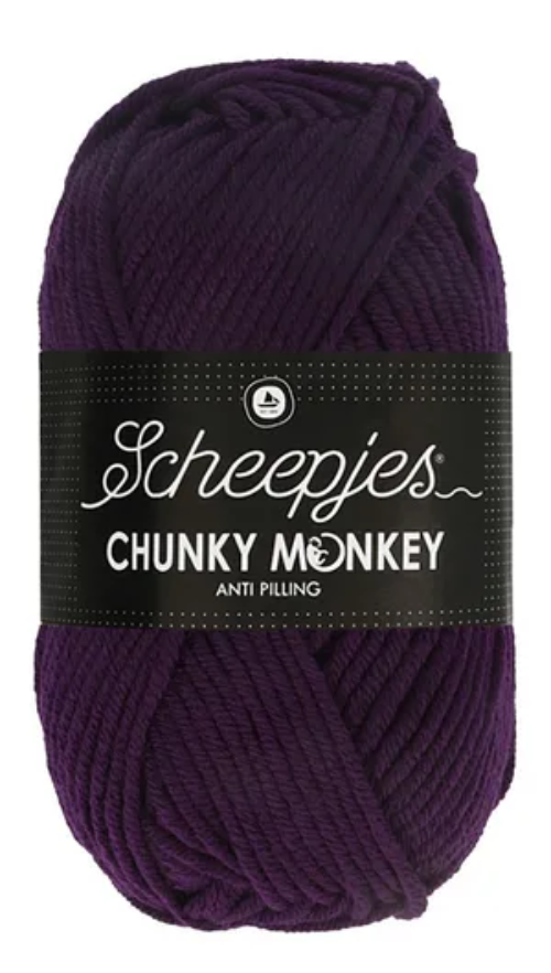 Scheepjes Chunky Monkey Yarn -1425 Purple image 0