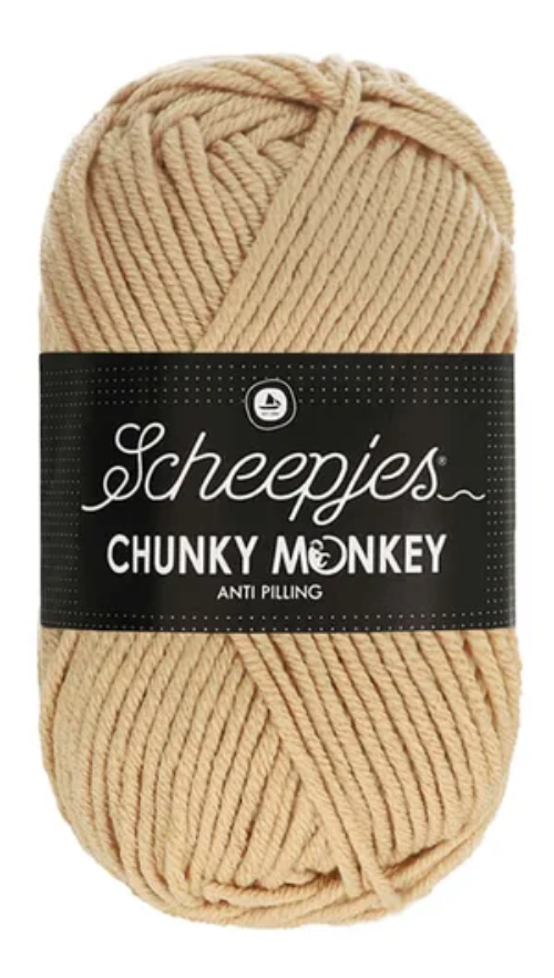 Scheepjes Chunky Monkey Yarn -1710 Camel image 0