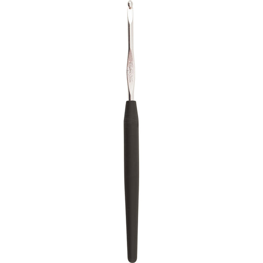 Silvalume Soft Handle Aluminum Crochet Hook 5.5"-Size E4/3.5mm image 1