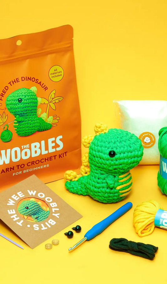 Fred the Dinosaur Beginner Crochet Kit image 0