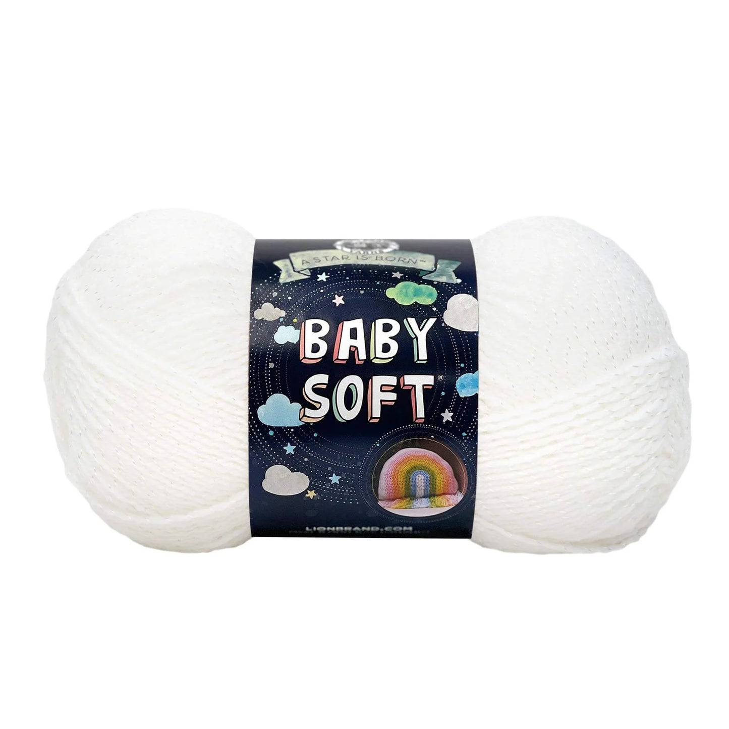 White Pompadour - Baby Soft - Lion Brand image 0