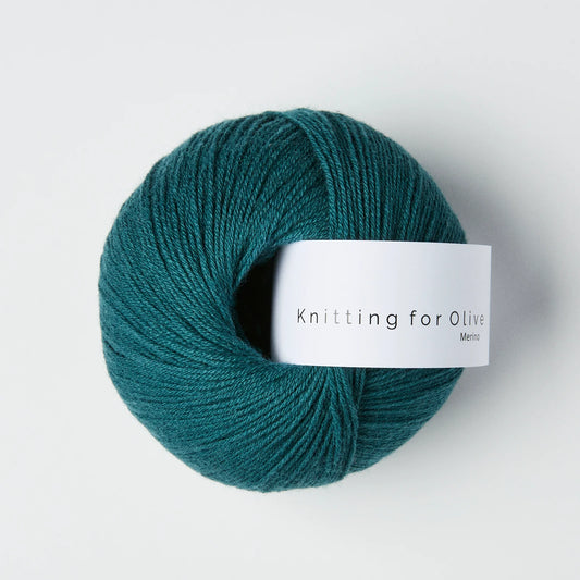 Petroleum Green - Merino - Knitting For Olive image 0