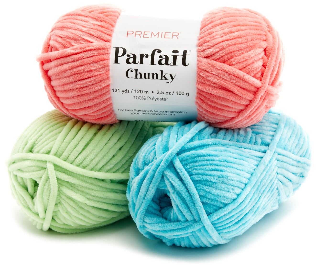 Premier Yarns Parfait Chunky Yarn-Coral image 2