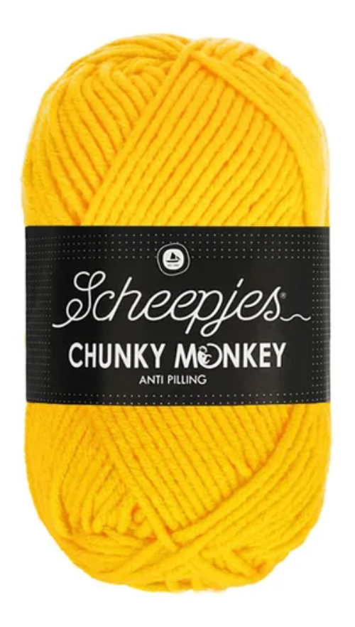 Scheepjes Chunky Monkey Yarn - 2004 Canary image 0