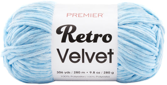 Premier Yarns Retro Velvet Yarn-Blue image 0